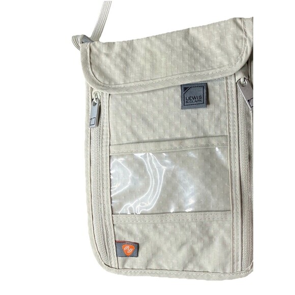 Lot of 2 Passport Organizer Wallets Lewis N. Clark & Samsonite Neck or Waist Bag - Picture 3 of 16